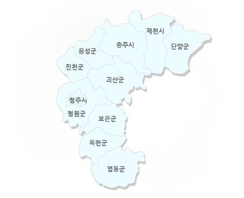 충청북도 구선택 지도