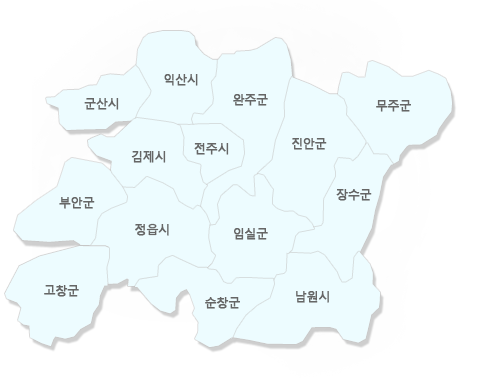 전라북도 구선택 지도