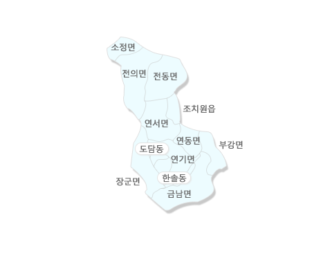 세종시 구선택 지도